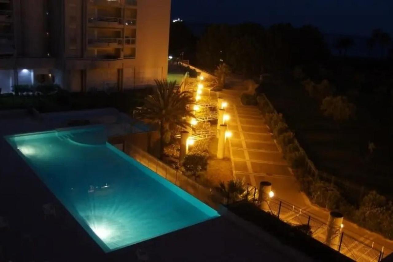 "T2 "Antibes Les Pins 3" Air Conditionned Sea View With Parking And Pool" Apartman Kültér fotó