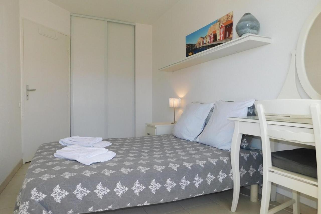 "T2 "Antibes Les Pins 3" Air Conditionned Sea View With Parking And Pool" Apartman Kültér fotó